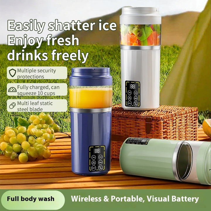 Portable USB juicer with digital display, 401–600 ml