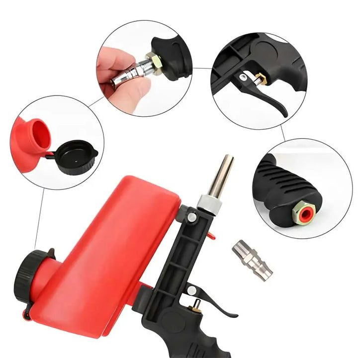Multipurpose sandblasting gun | Bowlift