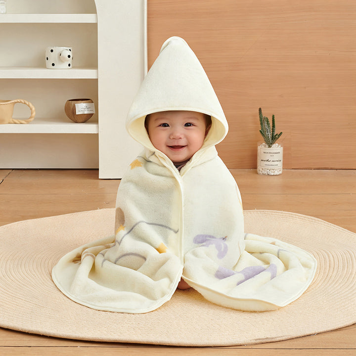 Baby blanket made of coral fleece, 80×80 cm