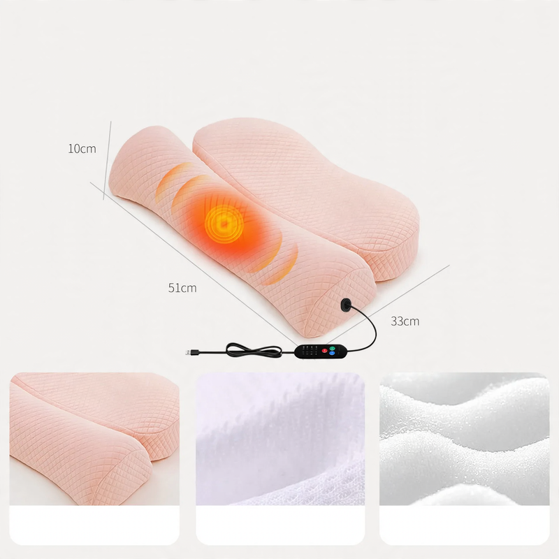 Memory foam neck pillow, washable