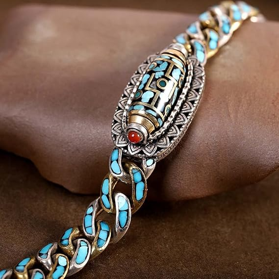 Guardian Dzi-Bracelet | Spiritual Protection & Peace | Bowlift