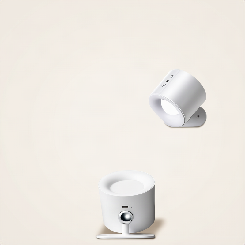 LED wall light, dimmable, with touch control