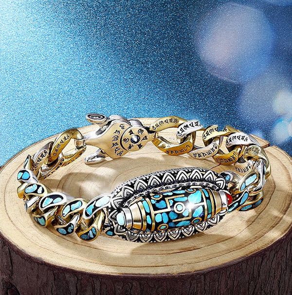 Guardian Dzi-Bracelet | Spiritual Protection & Peace | Bowlift