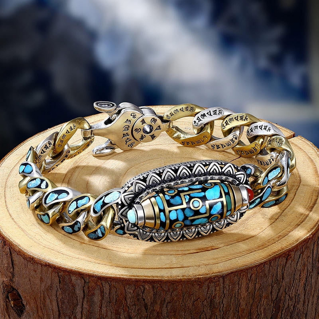 Guardian Dzi-Bracelet | Spiritual Protection & Peace | Bowlift