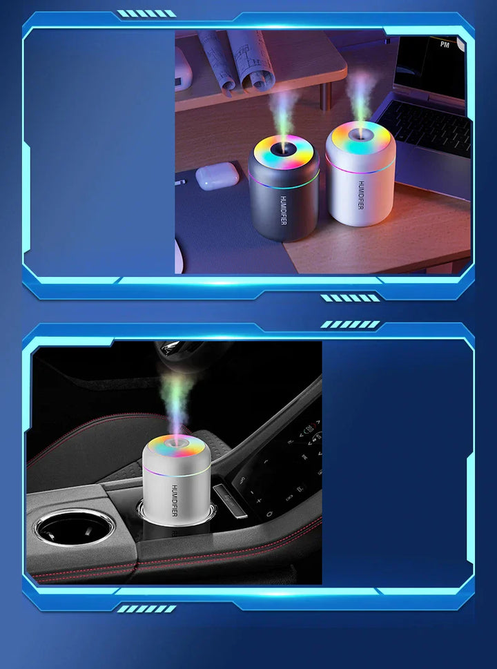 Compact USB Humidifier for Car & Bedroom Bowlift