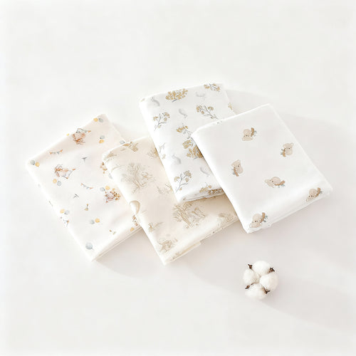 Baby changing cloth made of cotton, 90×90 cm