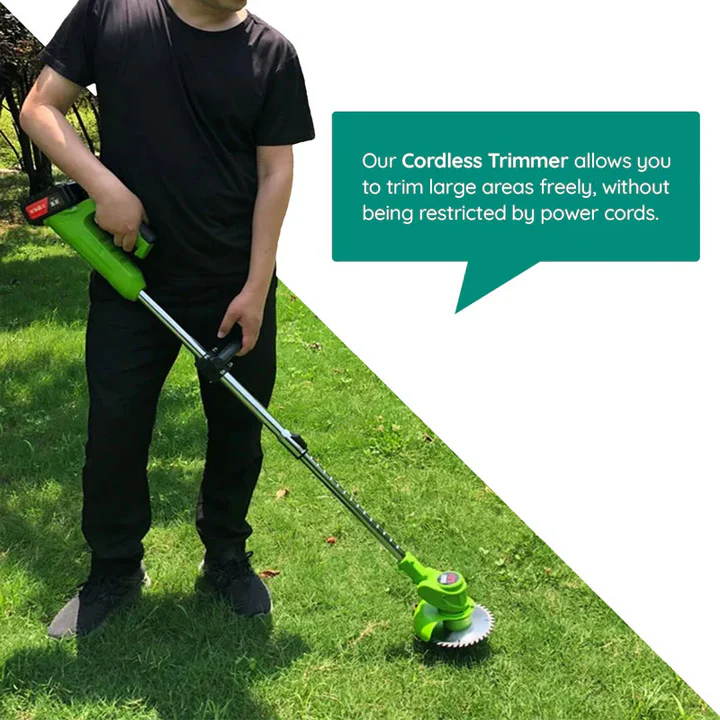 BowLift | Powerful Electric Battery Operated Cordless Grass Trimmer
