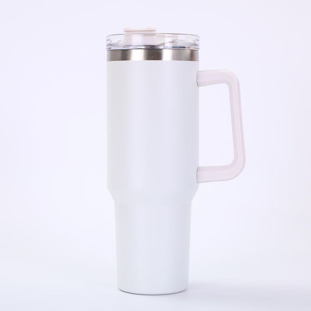 Stainless steel insulated mug with handle, 1200 ml