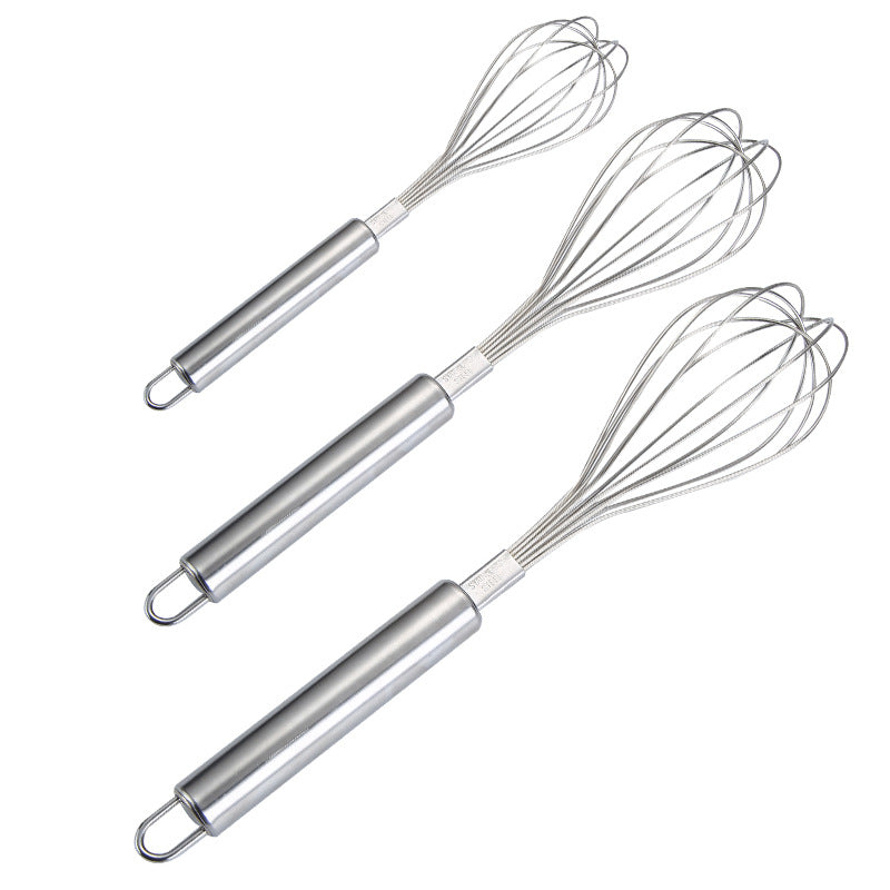 Stainless steel hand whisk