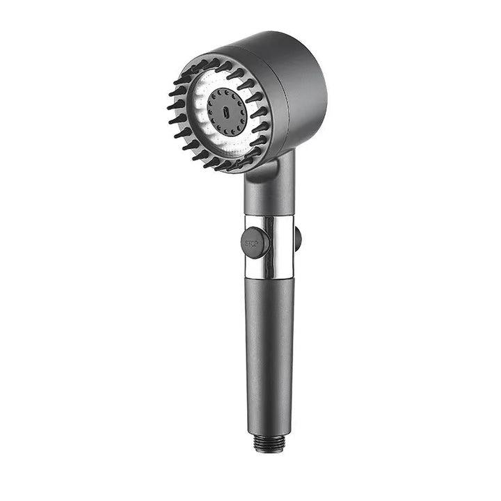 Shower head set with massage function and holder