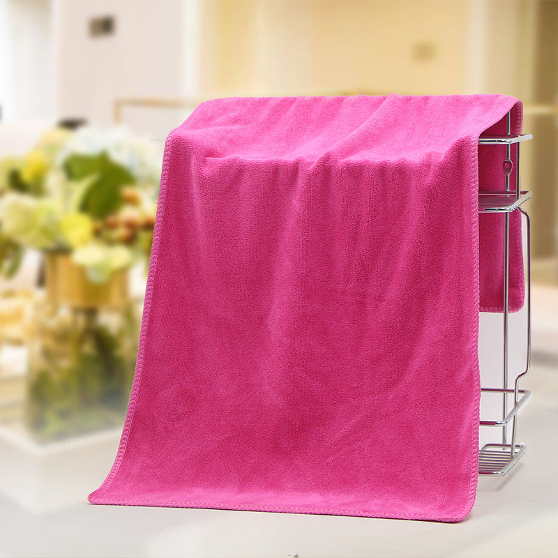 Microfiber cleaning cloths, 4-piece set, various sizes