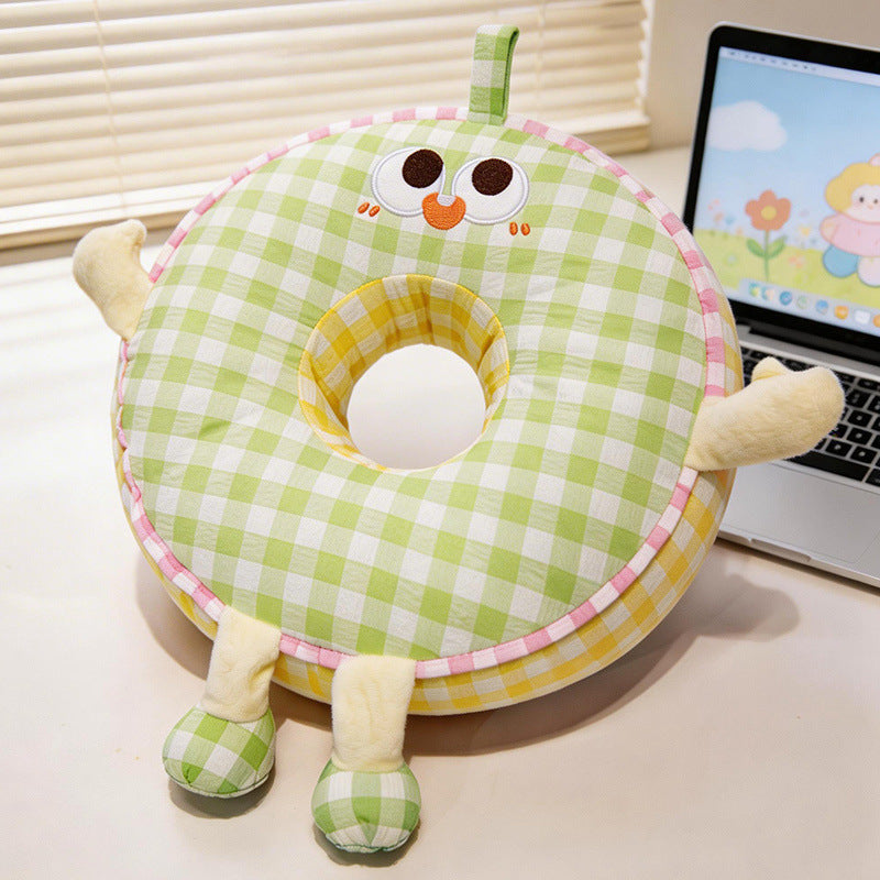Round midday nap cushion, breathable