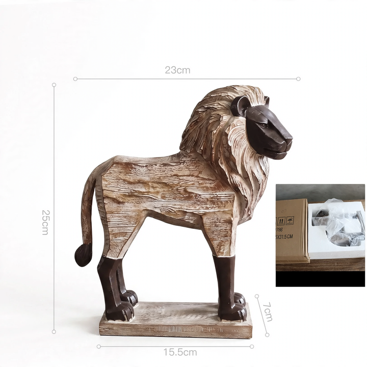 Elephant decorative figure made of resin, European style
