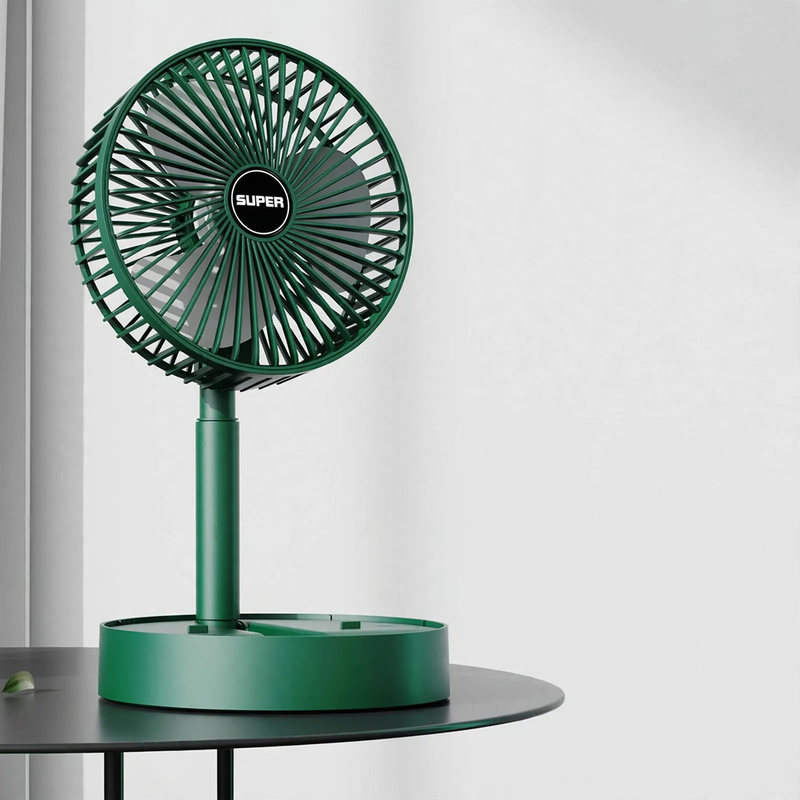 Portable hand fan with battery, 3 levels