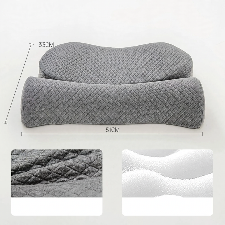 Memory foam neck pillow, washable