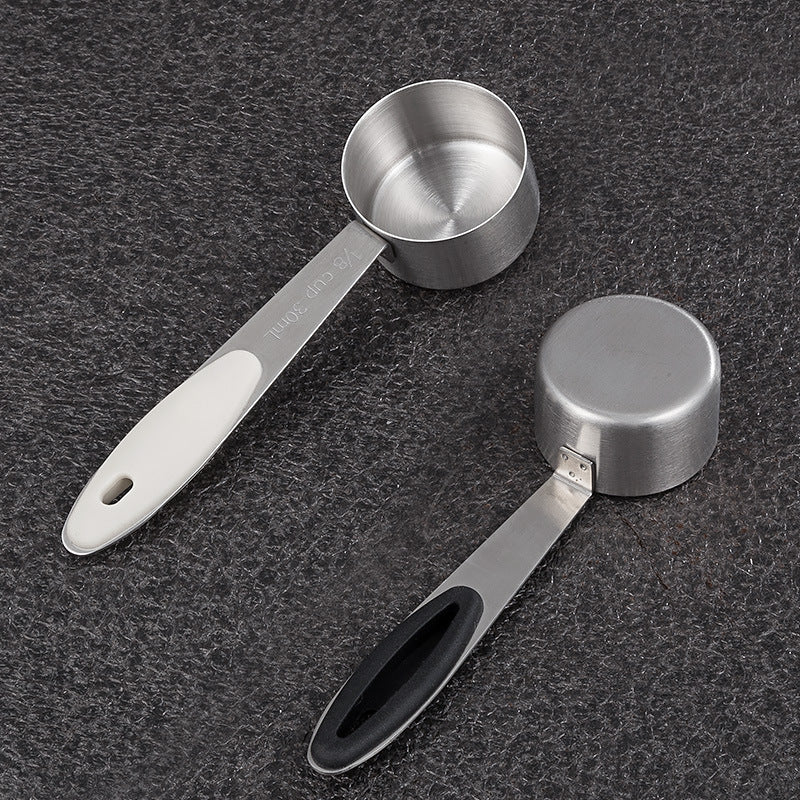 Stainless steel measuring spoon and cup set, 6-piece