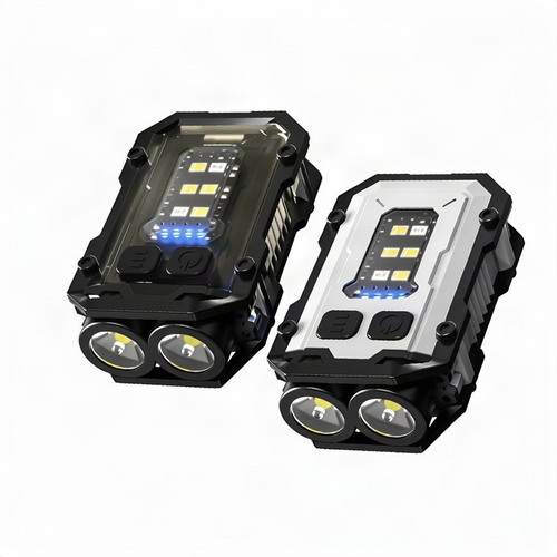 Portable USB flashlight with magnetic holder
