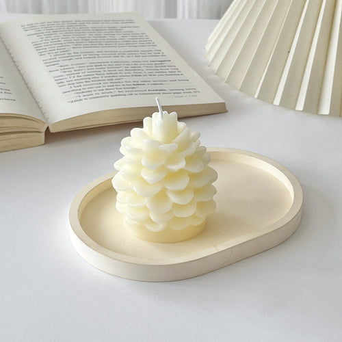 Handcrafted Christmas Scented Candle, Tree Shape