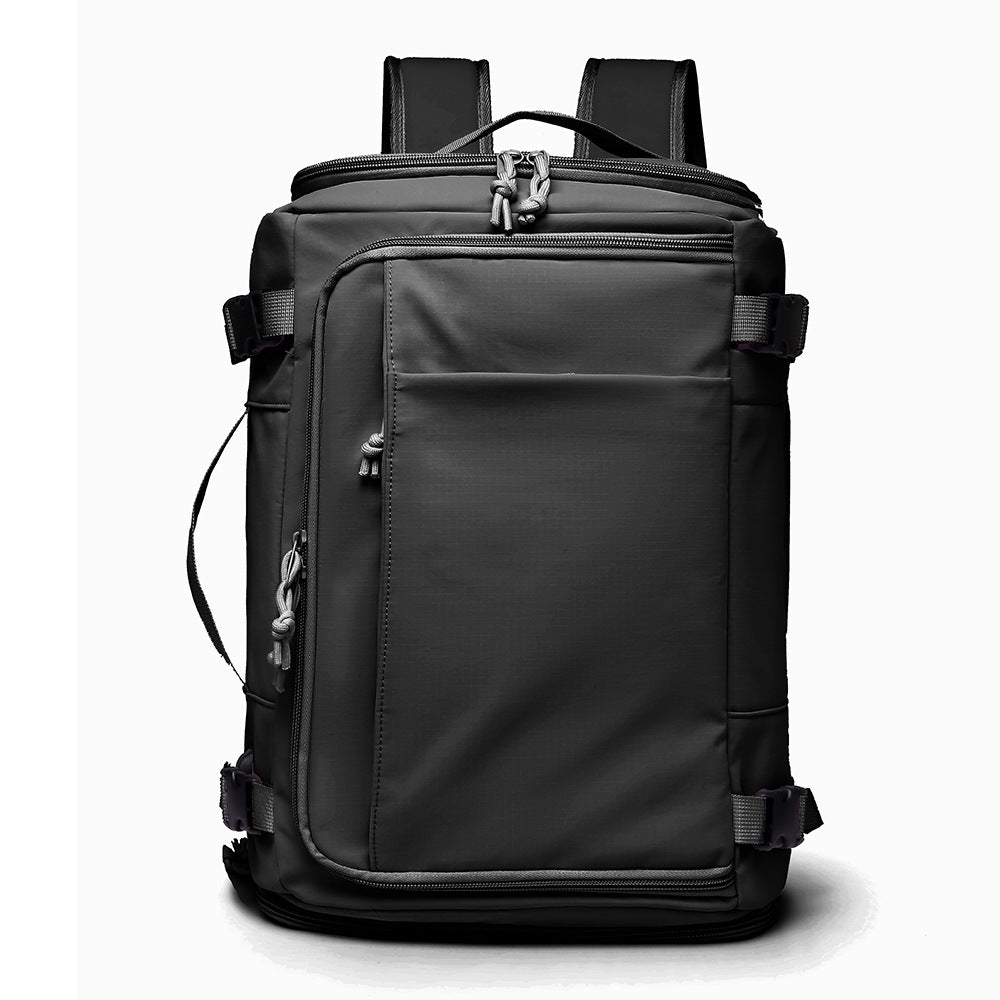Nylon Backpack, 20–35 L, with shoe compartment and extension
