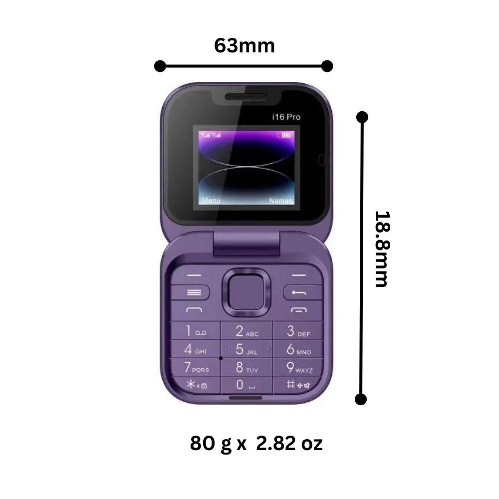 BowLift | Dual Sim Small Flip Phone