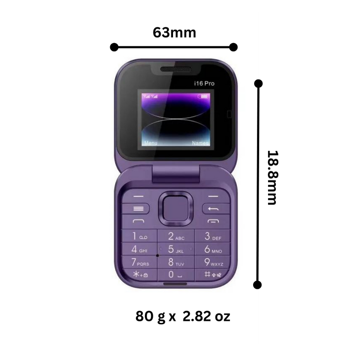 BowLift | Dual Sim Small Flip Phone