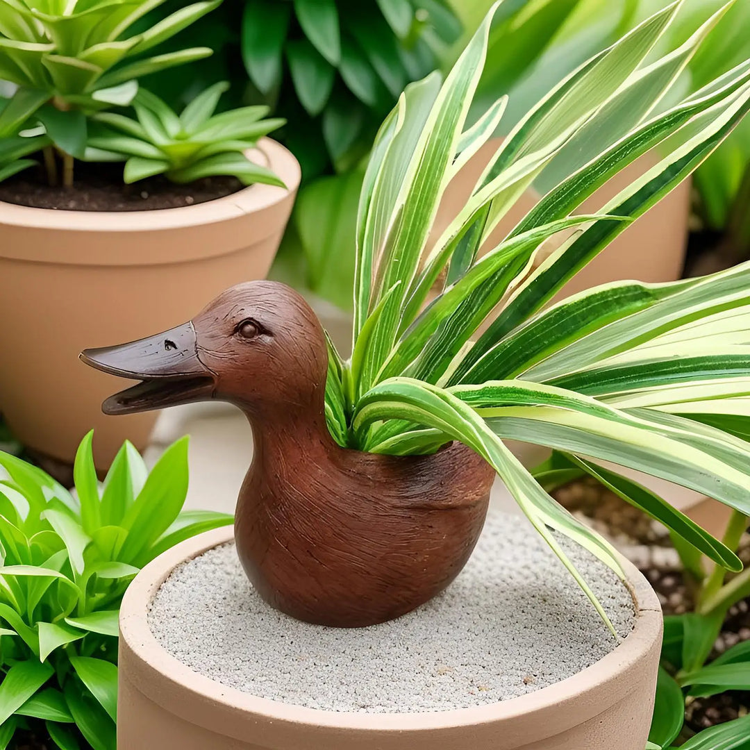 BowLift | Duck Statue Flowerpot - QuackyPlanter