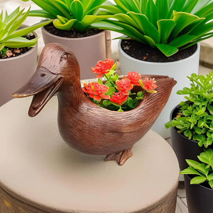 BowLift | Duck Statue Flowerpot - QuackyPlanter
