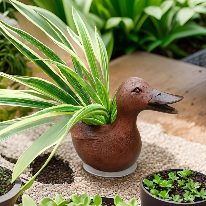 BowLift | Duck Statue Flowerpot - QuackyPlanter