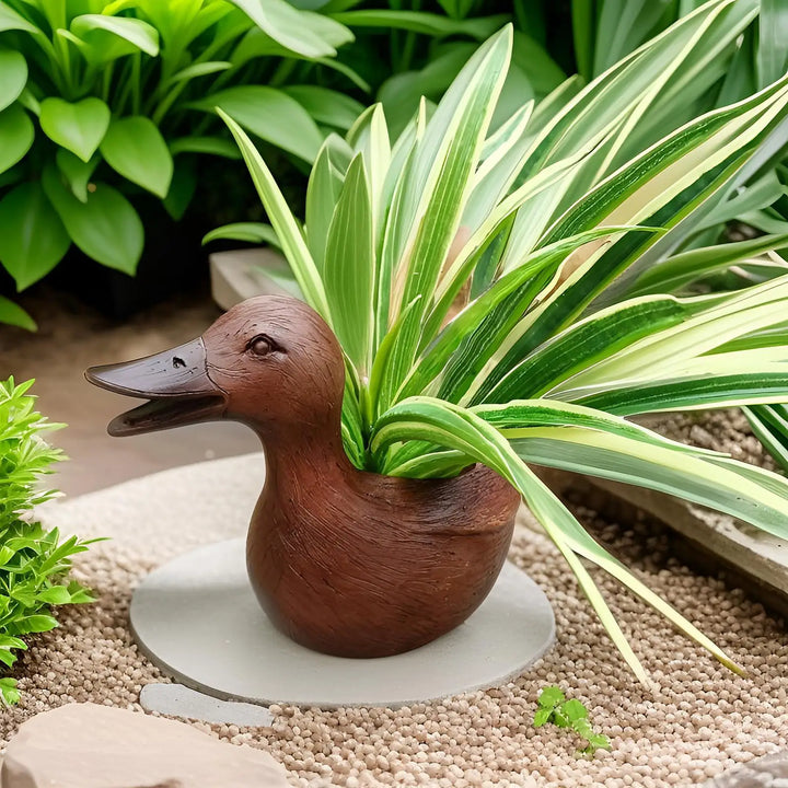 BowLift | Duck Statue Flowerpot - QuackyPlanter