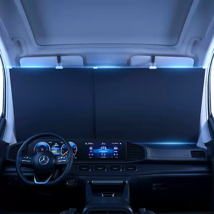 BowLift | Retractable Anti-UV Light Car Windshield Sunshade