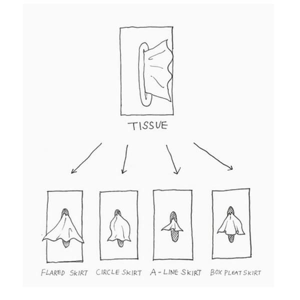 BowLift | Flying Skirt Tissuebox