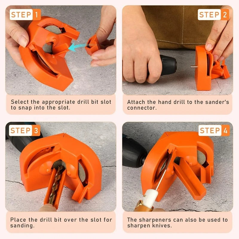 Multifunctional drill sharpener | Instant restoration of drill bits | Bowlift