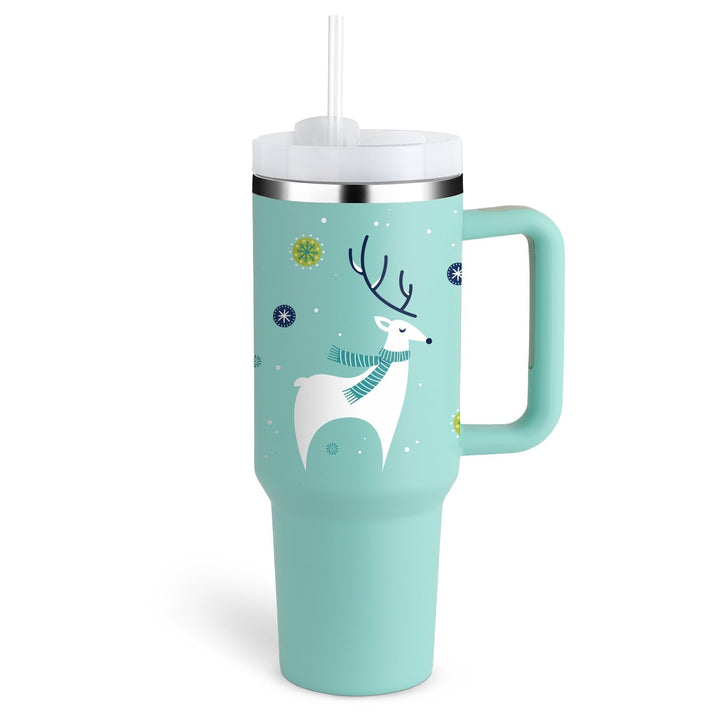 BowLift | Insulating Mug with Handle and Straw - ChillMate