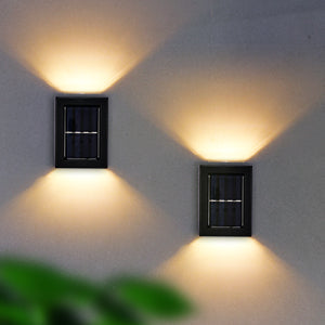 BowLift | LuxeSolar Elegant LED Wall Lamp | Sustainable solar energy with automatic operation