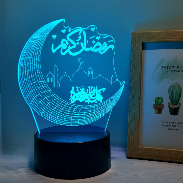 MoonPalace - 3D Color Night Lamp Touch Bowlift