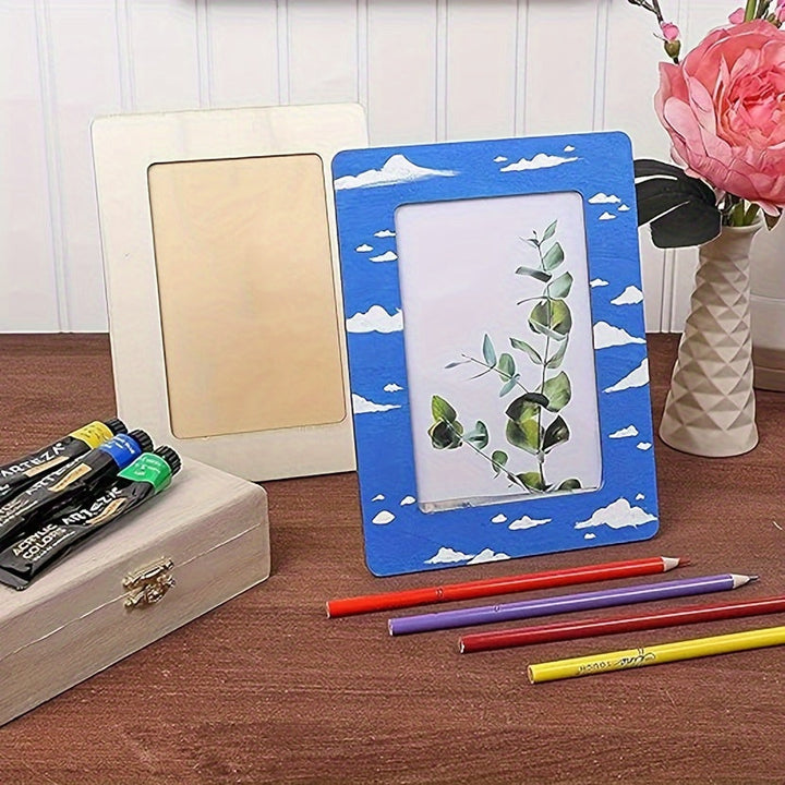 CreativeFrame – Set of 10 DIY Photo Frames Wood Bowlift