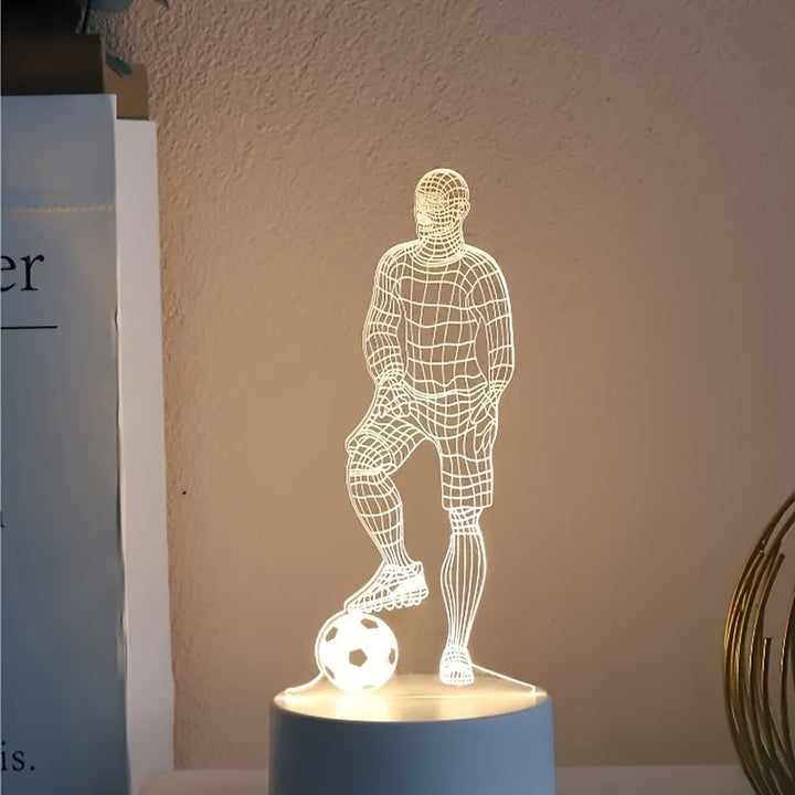 SportVision - 3D LED Soccer Night Light Bowlift