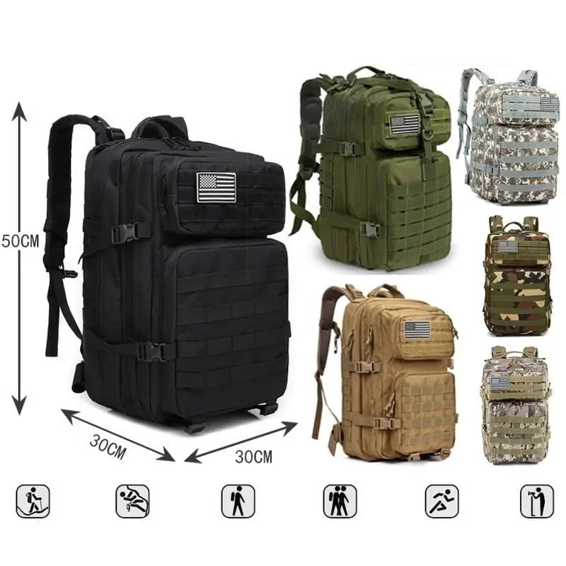 AtlasPeak 50L Rucksack — Finally be effortlessly organized on the go and enjoy every route carefreely | Bowlift
