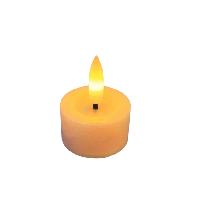 BowLift | Set of 6 Flameless Tea Lights with Remote - Flickering for Cozy Evenings