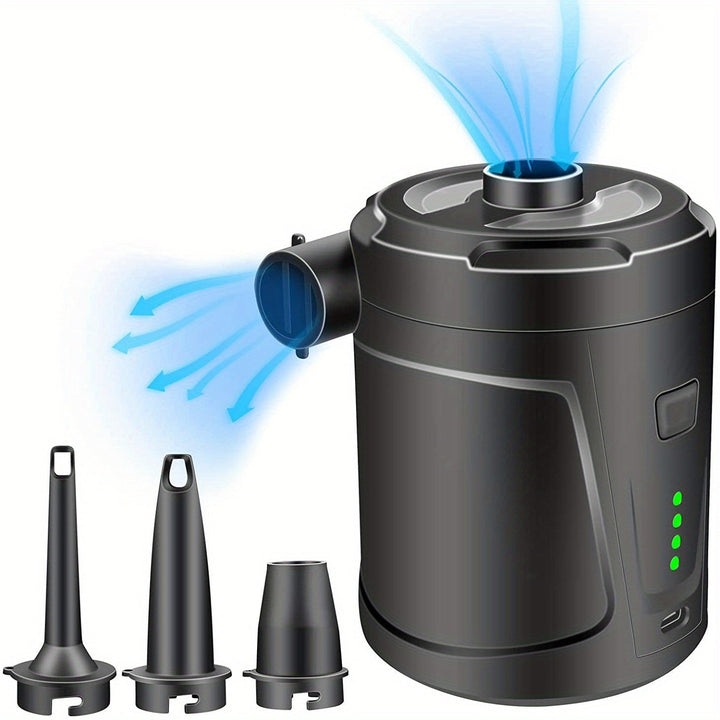 BowLift | Electric Air Pump AirTrek Mini | USB Rechargeable & Cordless | Compact & Sturdy | For Air Mattresses & Outdoor