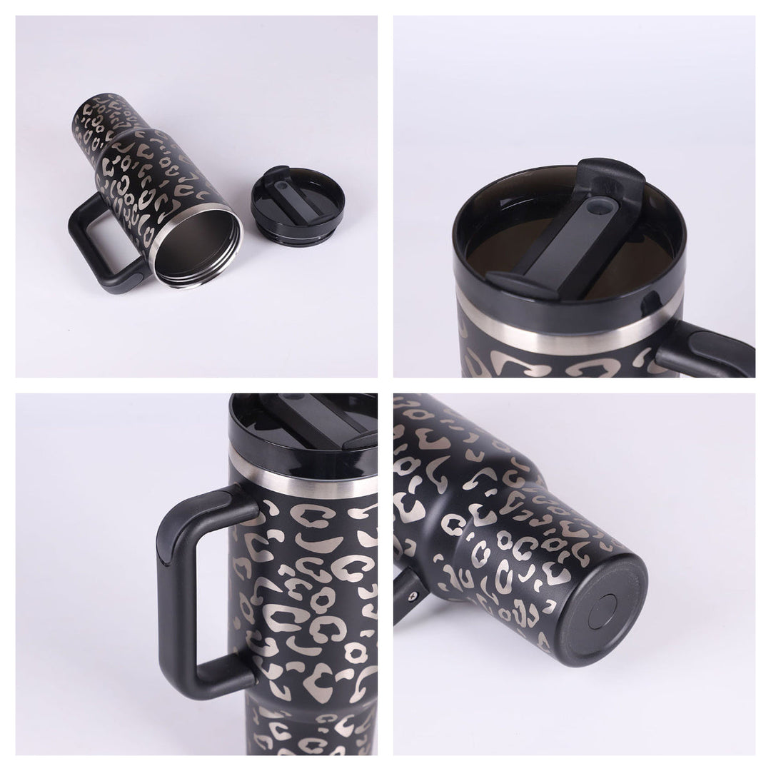 BowLift | Insulating Mug with Handle and Straw - ChillMate