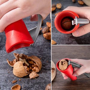 BowLift | EasyNut Cracker | Ergonomic One-Handed Nutcracker with Non-Slip Design
