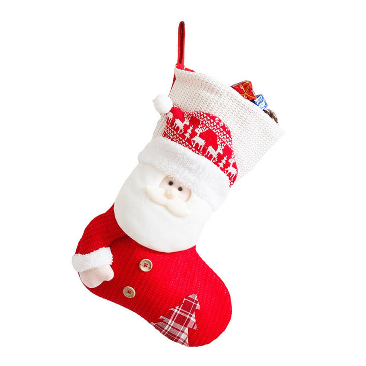 BowLift | Large Knitted Christmas Stocking Gift Bag