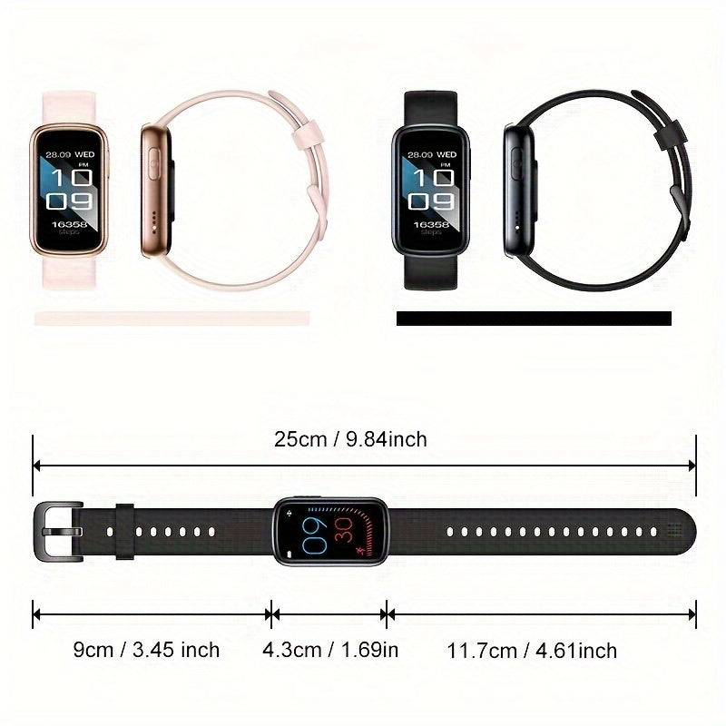 BowLift | Waterproof Smartwatch with 7 Days Battery Life and Fast Charging for Fitness Tracking