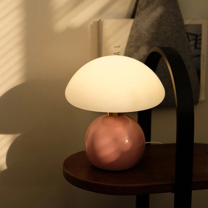 Modern bedside lamp with soft, warm white light - Stylish lighting for bedroom & living room | Bowlift