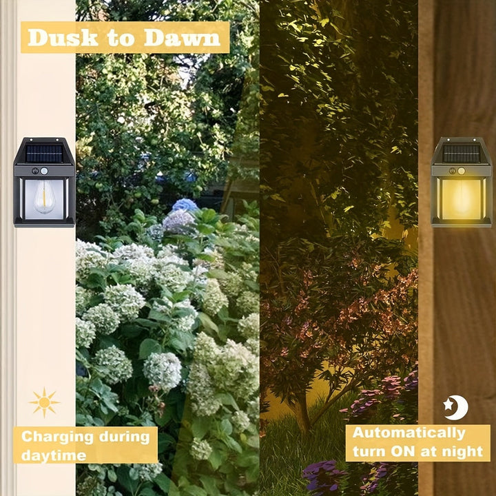 SolarGlow Wall Lamp - Solar Energy Motion Sensor LED | Bowlift