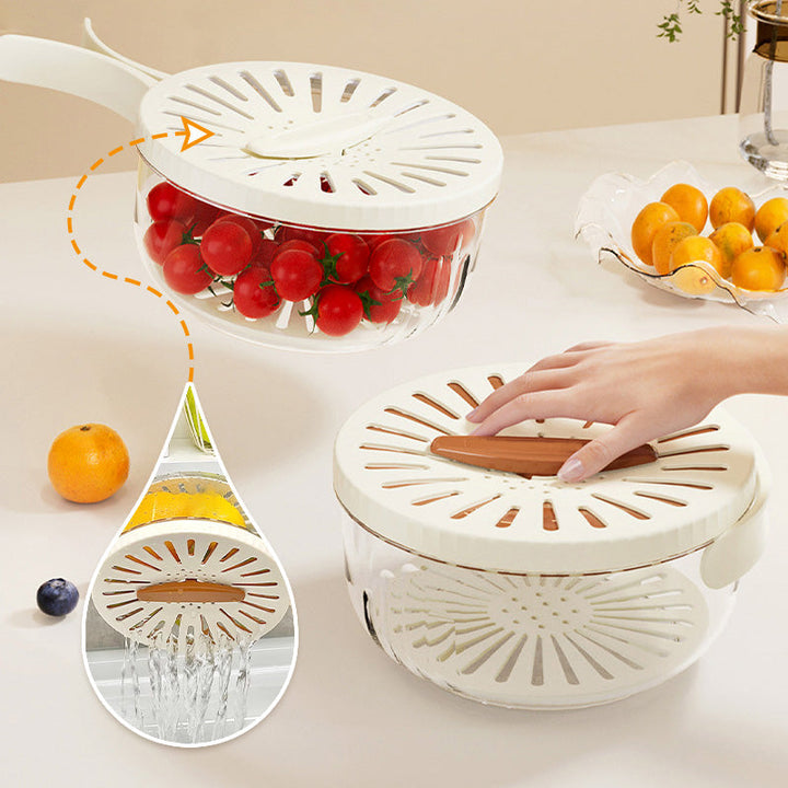 BowLift | Plastic Kitchen Colander Bowl Lid Drainage