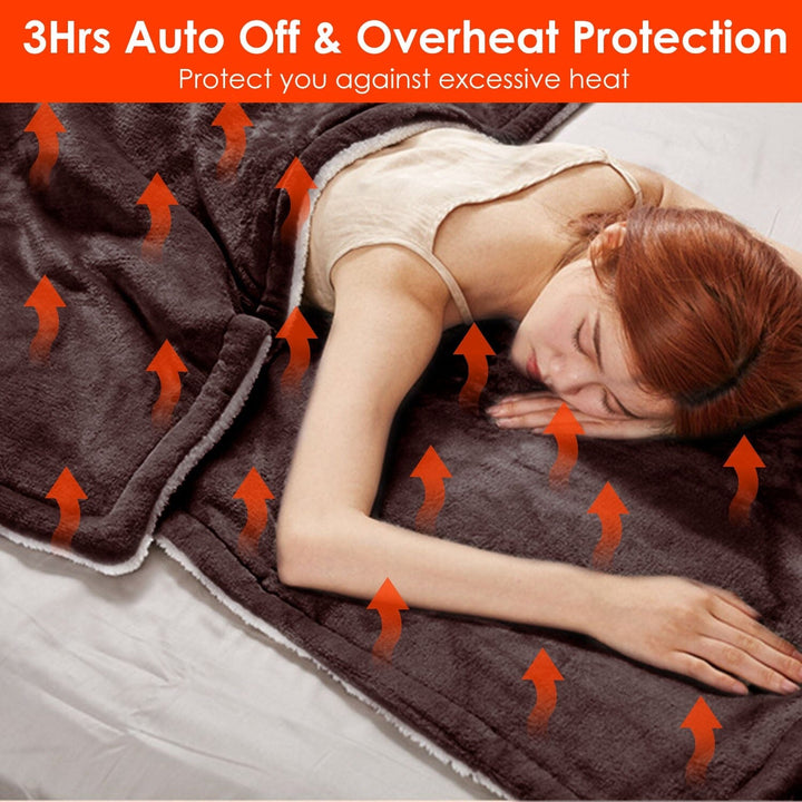 BowLift | Electric Heated Flannel Blanket - CozyHeat