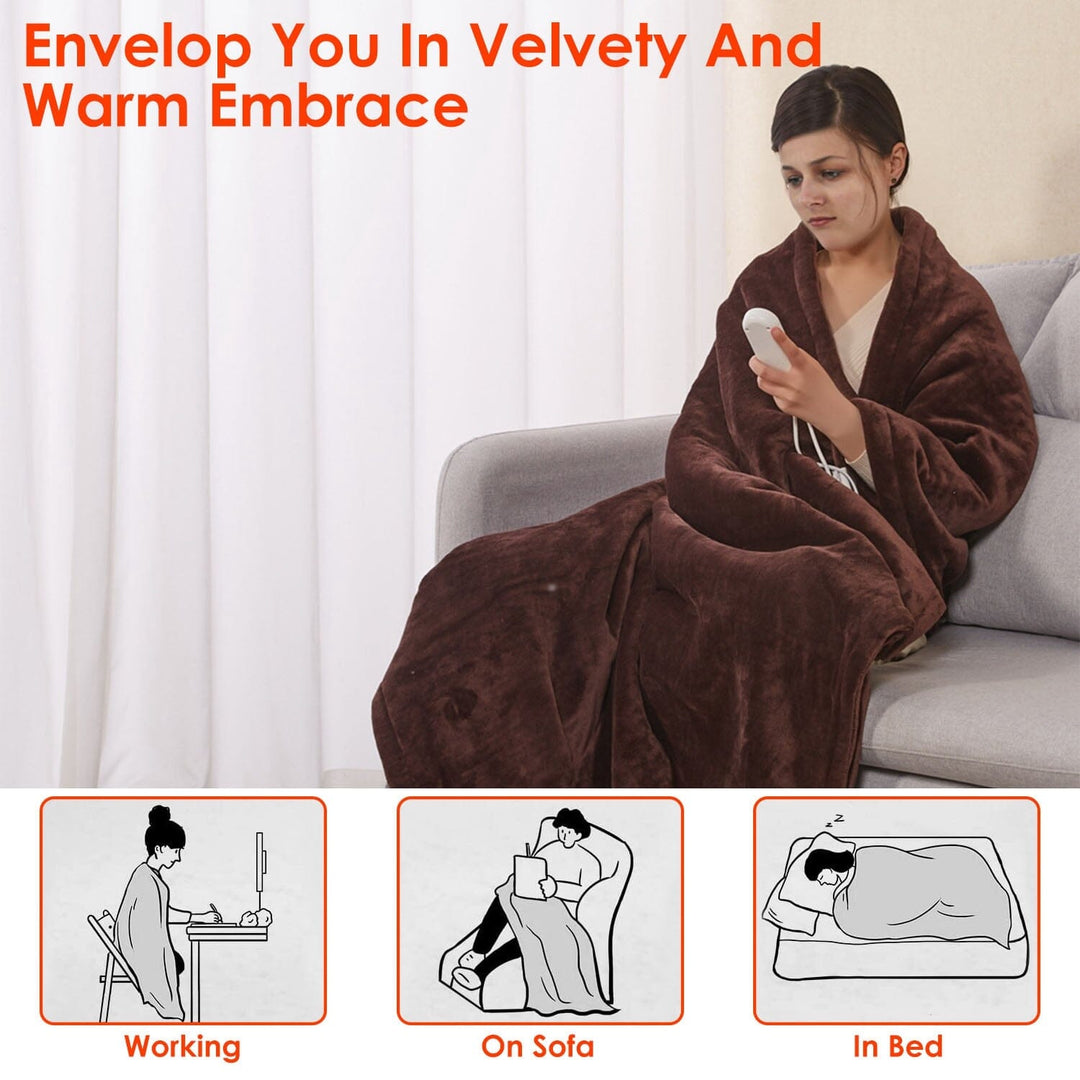 BowLift | Electric Heated Flannel Blanket - CozyHeat