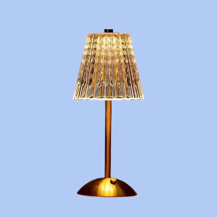 BowLift | Table Lamp with Crystal Shade and USB Charging